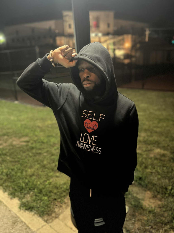 Self Love Awareness Embroidery Hoodie