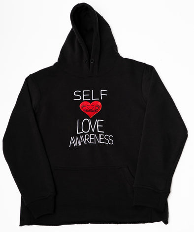 Self Love Awareness Embroidery Hoodie