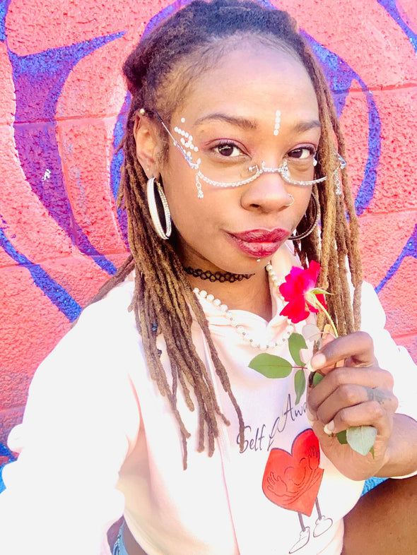 Women's Crop Top Pink Hoodie