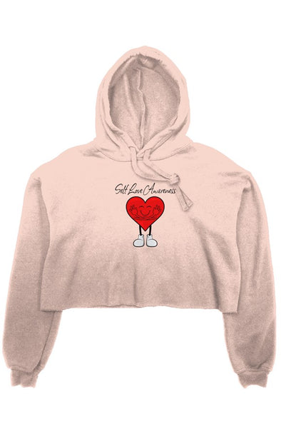 crop fleece hoodie